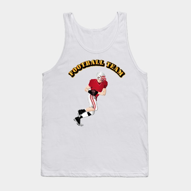 Football Team Tank Top by Pet & Nature Lovers